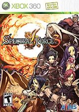 Spectral Force 3 Microsoft Xbox 360 2008 US Atlus Manual Complete CIB Tested