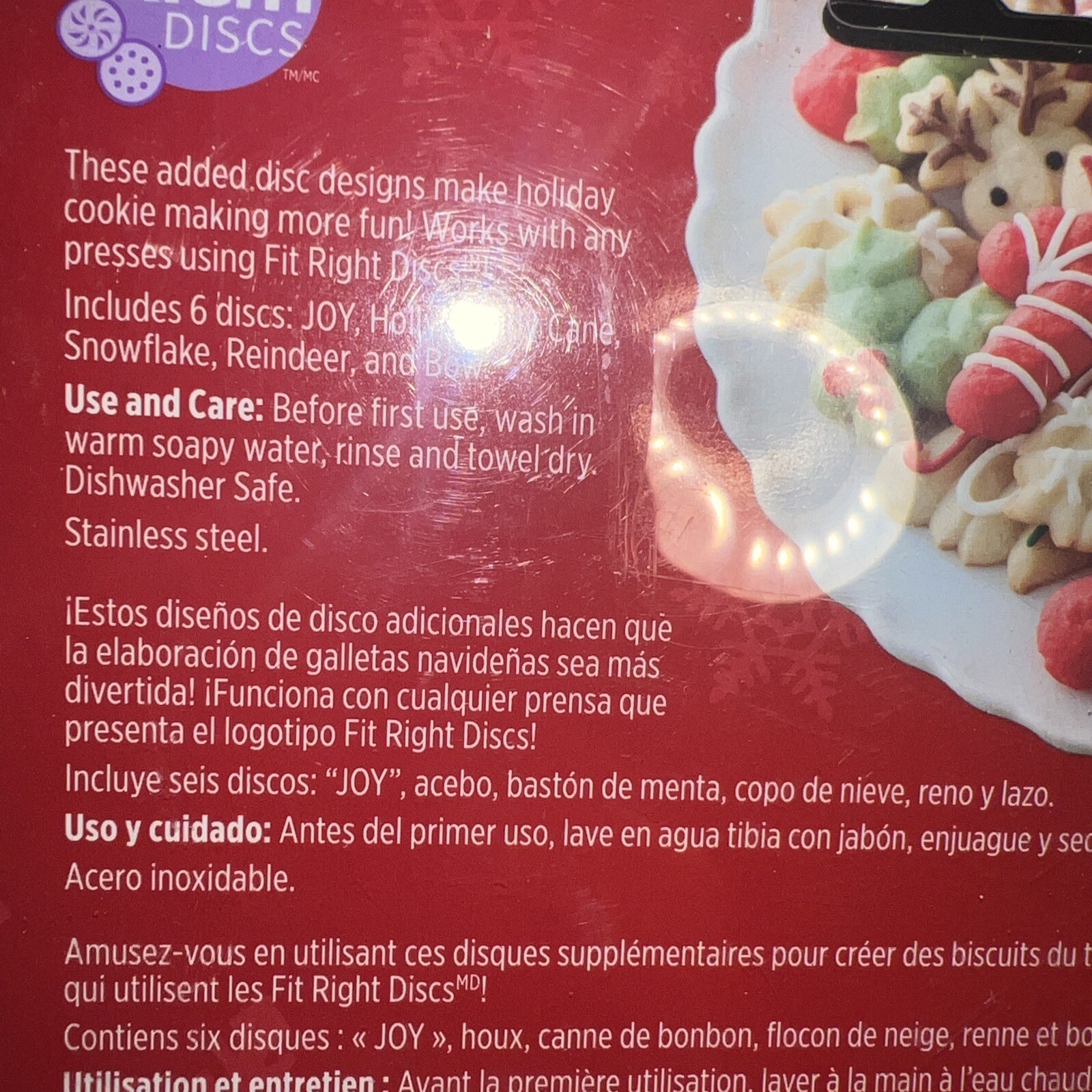 Wilton Holiday Cookie Press 6 Piece Disc Set, 21045906 NEW!! eBay