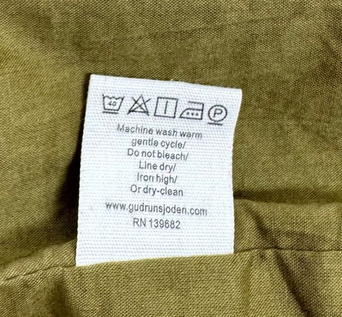 Gudrun Sjoden Striped Coat Linen-Cotton size M - Picture 15 of 16
