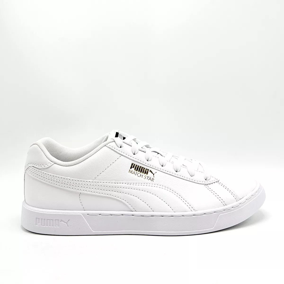 Puma match trainers clearance white