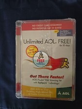 America Online AOL Unlimited Sealed Package Never Opened