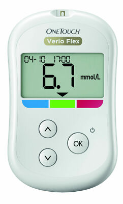 One Touch Verio Flex BZ-Gerät mmol/l + 10 Teststreifen OVP v.med.Fachhändler