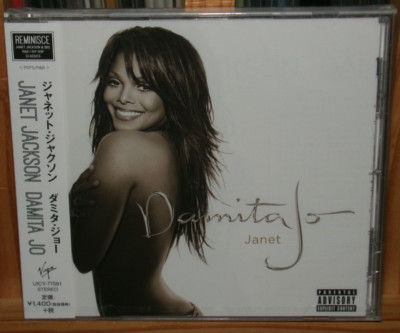 JANET JACKSON DAMITA JO JAPAN CD ALL NIGHT JUST A LITTLE WHILE I WANT YOU R&B