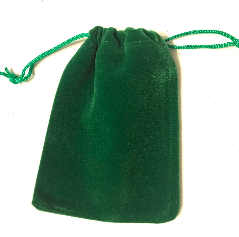 10 PACOTES DE BOLSAS DE VELUDO 4" x 3.5" festa casamento presente joia cordão bolsa macia - Imagem 4 de 4