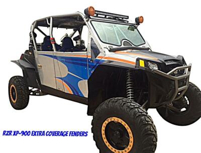 MudBusters Super Max Fender Flares for 2011-2014 Polaris RZR XP 900 (2 & 4 Seat)