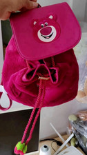 Disney Toy Story Lotso Bear Strawberry PLUSH Backpack Bag