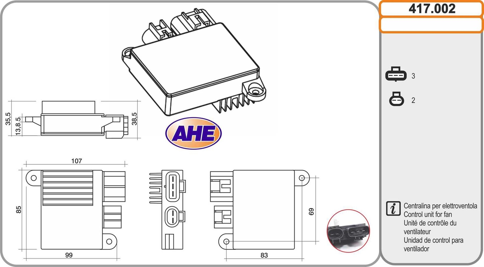 Ventilateur moteur Mazda 6 défaillant ? Solution de commande 2.0 DI 1.8