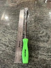 Snap-On thllfd72 1/4 Dr. dual 80 hard grip extra long flex head ratchet green