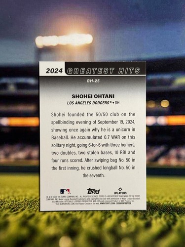 2025 Topps Series 1 GREATEST HITS Insert - You Pick - Complete Your Set - Bild 30 von 34