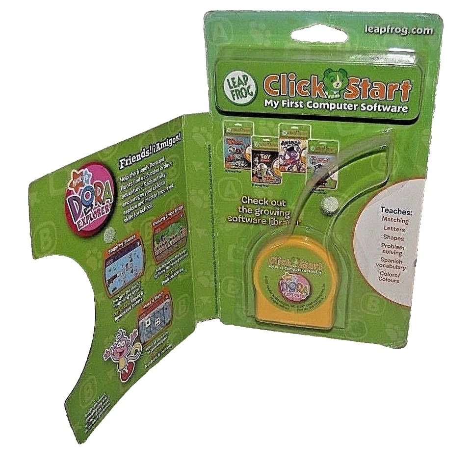 LeapFrog Dora Explorer Spanish Friends Amigos 3-6 Pre K Kindergarten Letters NEW - Image 3 of 3