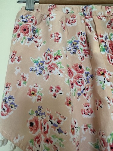 Paper Heart Floral Coral Pink Pom Pom Shorts Size S 8 - Picture 3 of 6