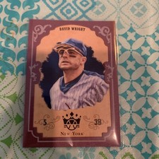 2019 Diamond Kings Baseball '04 DK Retro Plum Frame #DK04-DW David Wright 