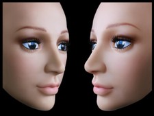 Realistic Silicone Halloween Female Mask for Crossdressers Cosplay