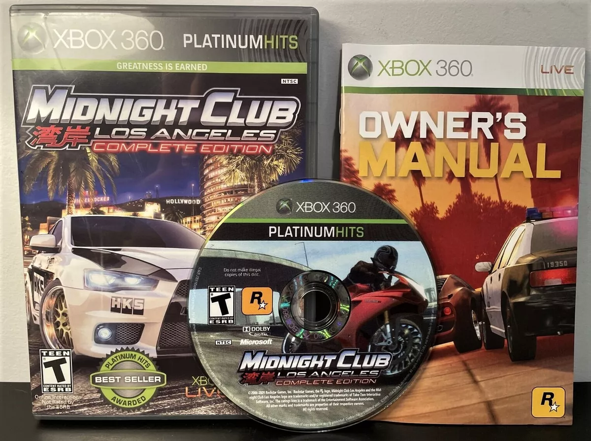 Midnight Club Los Angeles Complete Edition para Xbox 360 - Seminovo