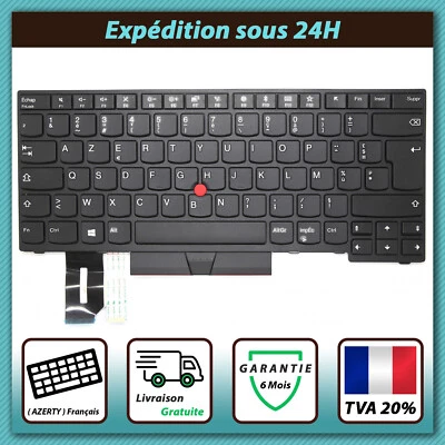 CLAVIER FRANÇAIS AZERTY LENOVO THINKPAD E480 / E485 / T480S / L480 / L380