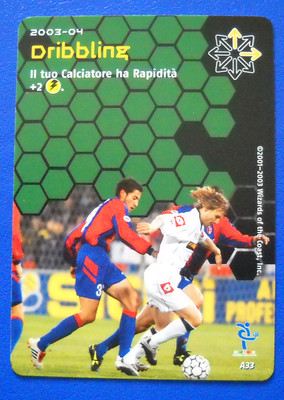 CARD FOOTBALL CHAMPIONS 2003-04 AZIONE A33/65 DRIBBLING NEDVED