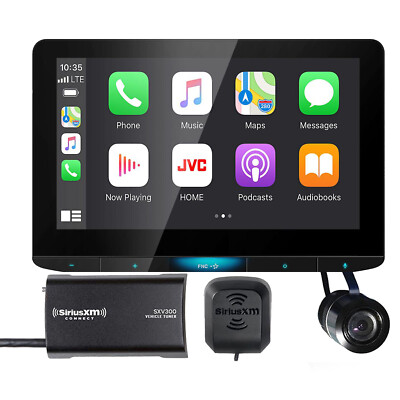JVC KW-Z1000W Digital Media Receiver + SiriusXM Tuner + Bullet style Back-up Cam