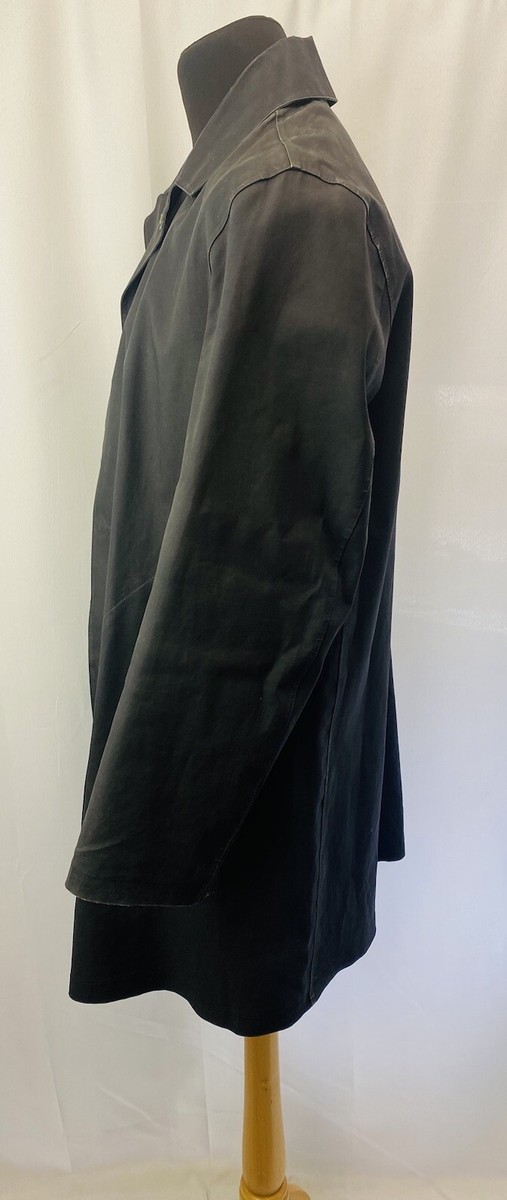 Mackintosh of Scotland Navy 100% Cotton Rubber Proofed Men 