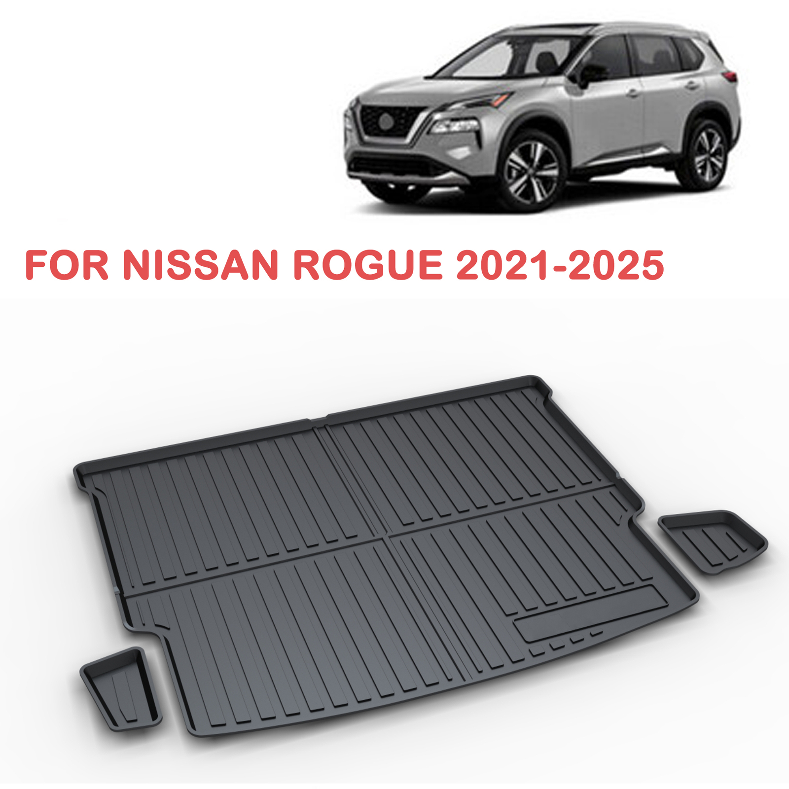 2021-2025 Nissan Rogue Heavy-Duty All-Weather Cargo Liner Mat