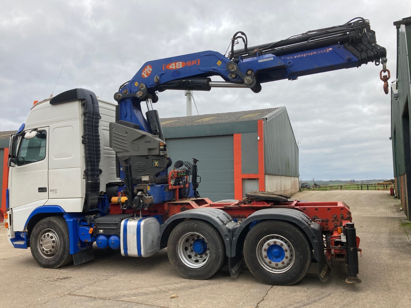 VOLVO FH 520 Crane lorry eBay