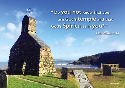 The Spirit I Corinthians Corinthians 3:17 Black Unisex Hoodie With Bible Verse In White