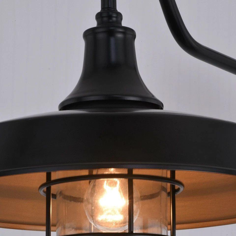 Aplique de pared exterior de 1 luz Vaxcel T0571 Dorado estilo granja y granero Foto 3 de 4