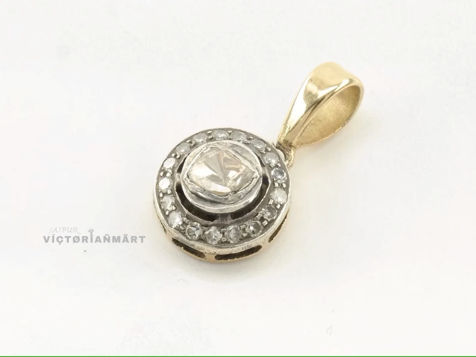 Conjunto de aretes colgantes de plata de ley 925 con diamantes naturales regalo de joyería Foto 4 de 4