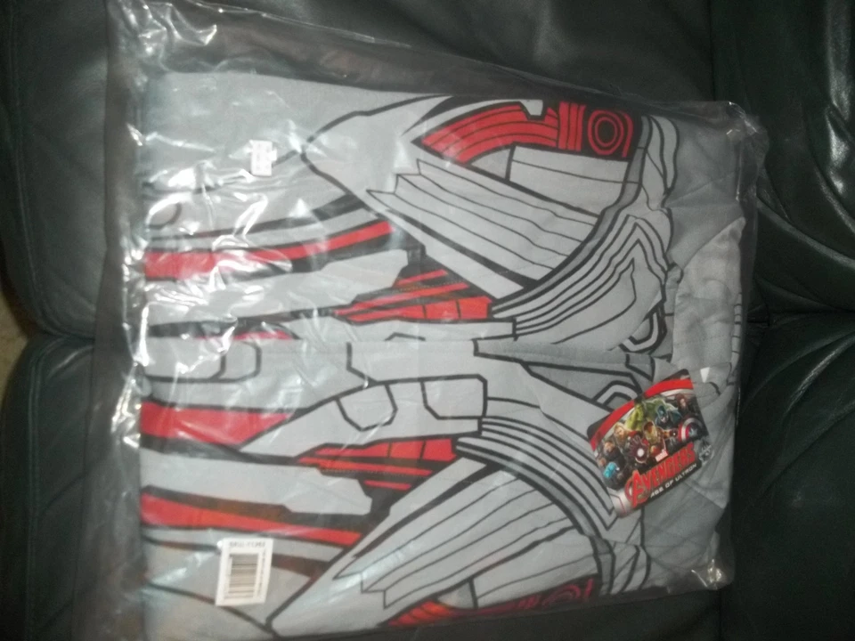 Bata de baño polar Ultron Marvel Avengers para hombre nueva con etiquetas Foto 3 de 3