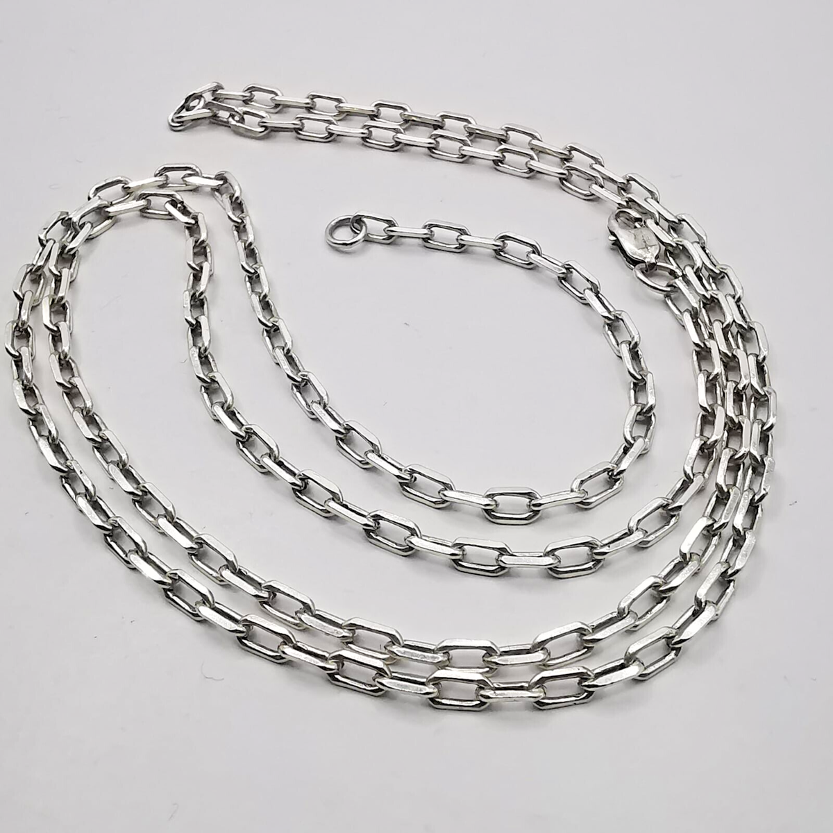 アクセサリー Vintage silver925 necklace Vintage 925 Sterling Silver Necklace, Signed, 14.03g