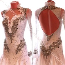jz Handmade Dance Dress/Standard Ballroom Competition Dress Modern Waltz Tango