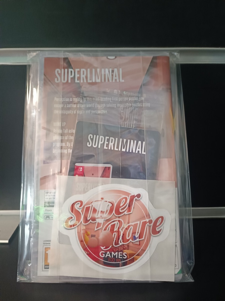 SUPERLIMINAL SUPER RARE GAMES #68 NINTENDO SWITCH SEALED BRAND NEW