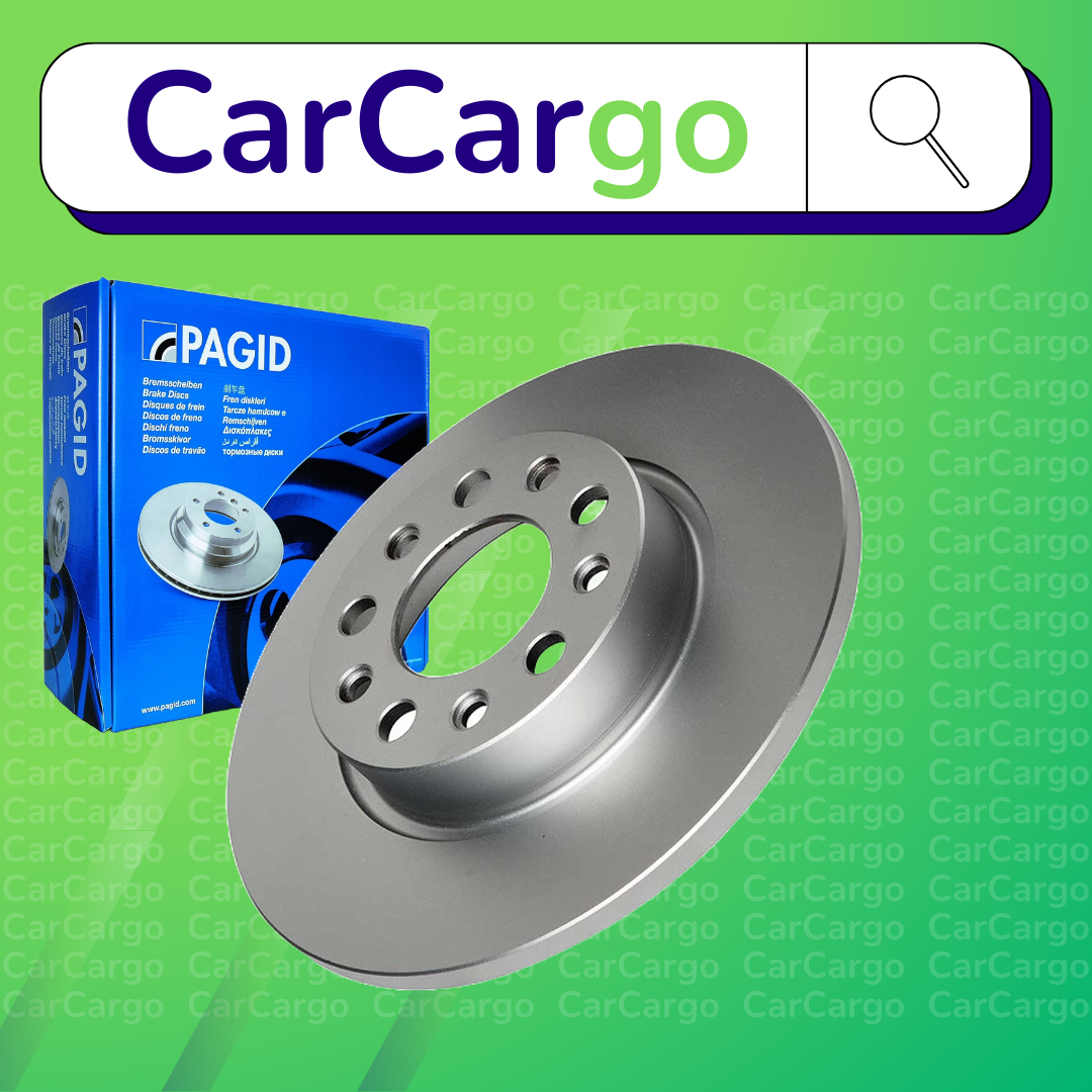 Pagid Solid Rear Brake Discs Pair Jeep Compass 1.3 2020-2024 278mm