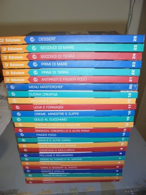 Complete Works 26 Books The Recipes Of MasterChef Italy Gazzetta Barbieri Cracco