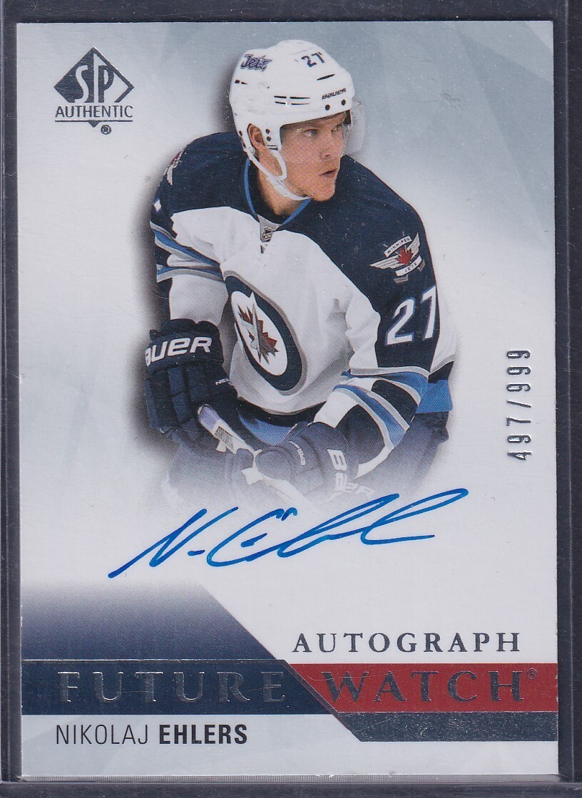 NIKOLAJ EHLERS - 2015 SP Authentic Future Watch Auto #285, /999