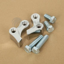 Chrome 1" INCH Adjustable Lowering KIT For Harley Dyna Super, Wide Glide 95-05