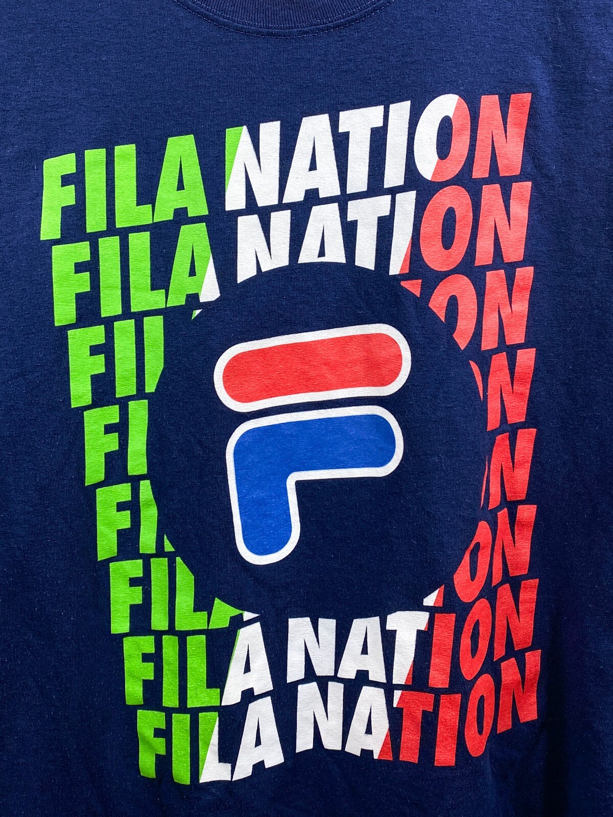 T shirt Fila Nation calcio calcio taglia XL Messico uomo