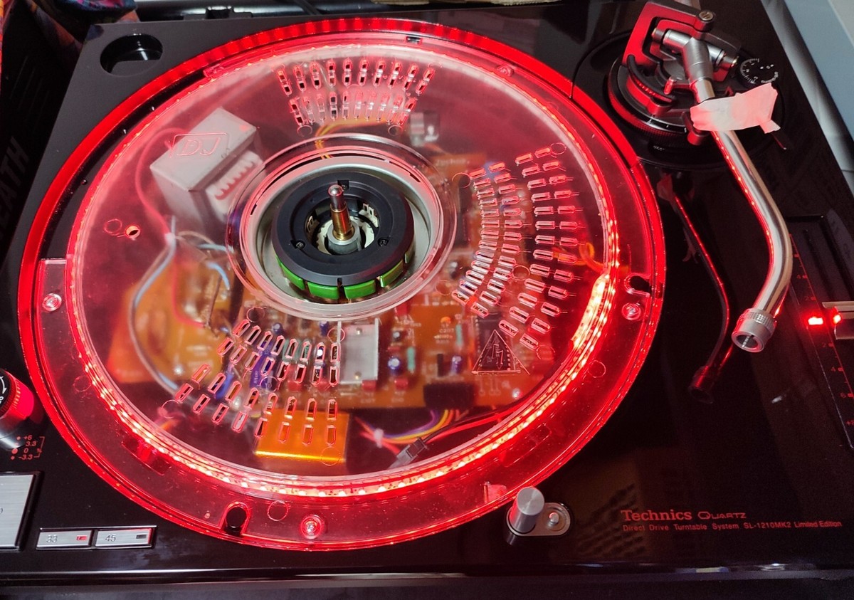 TECHNICS SL 1200 1210 UFO PLATTER LIGHT EFFECT - HALO ANELLO | eBay