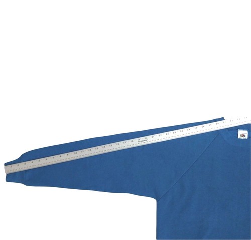 Vintage Fruit of the Loom Raglan Sweatshirt Blank Med L XL USA NOS - Bild 15 von 19