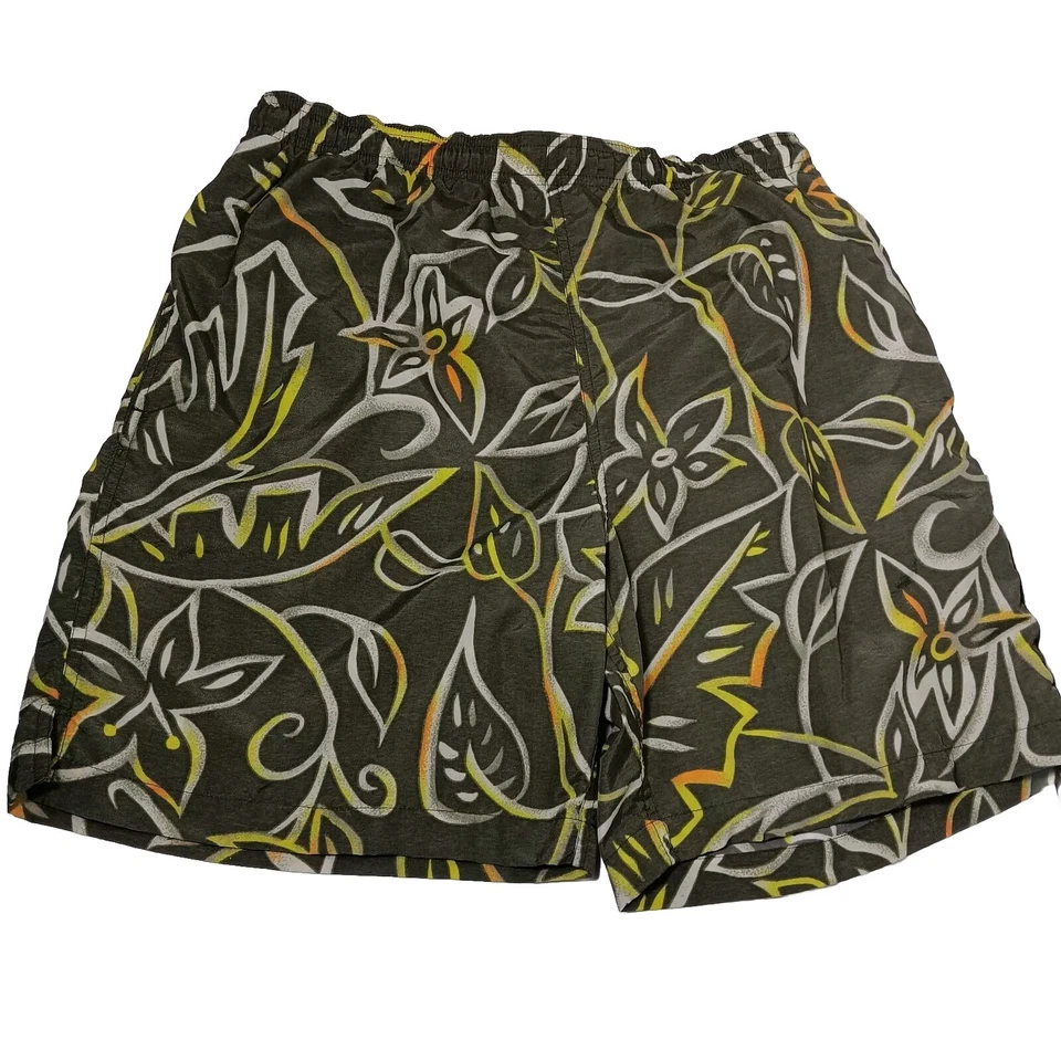 Bañador Hombre M Delfín Tropical Floral Aloha Pantalones Cortos de Natación Elásticos Taiwán Foto 4 de 4