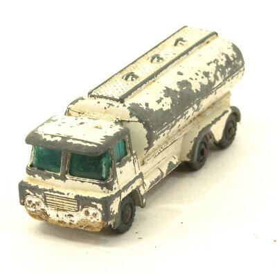 Vintage Husky Guy Warrior Tanker Milk Diecast Toy Car   Original Collectible