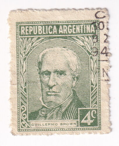 ARGENTINA Stamp 1939 scott#426 A133 Guillermo Brown R313c used - Picture 1 of 1
