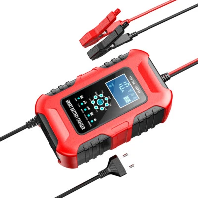 RIMOODY Caricabatteria auto 12V 24V per riparazione litio calcio LiFePO4 AGM GEL