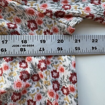 Blouse LOFT Femme Taille S Manches Ballon - Imprimé Floral Style Cottagecore - Neuf Avec étiquettes