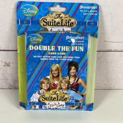 Disney The Suite Life Of Zack & Cody Double The Fun Card Game Pressman  2007