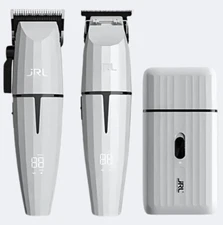 JRL Professional White Ghost Clipper Trimmer Foil Shaver Collection - BRAND NEW