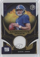 2019 Panini Elements Radioactive Rookie Materials Gold 90/99 Daniel Jones 14zz