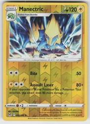 Manectric 055/196 Reverse Holo Rare - Lost Origin