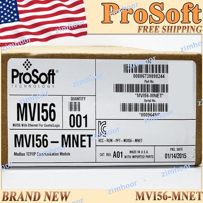 Brand New Factory Sealed ProSoft MVI56-MNET US Stock MVI56MNET Free Shipping