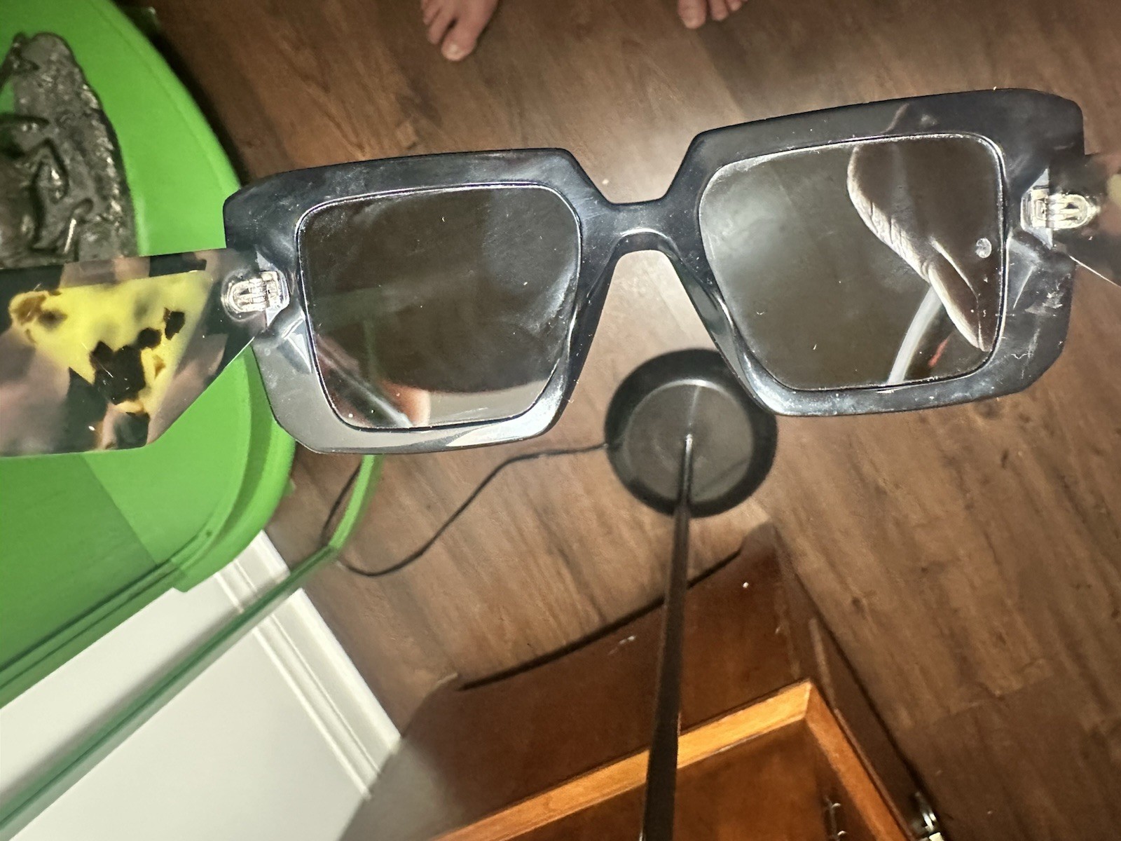 PRADA Oversized Square Tortoise Shell Sunglasses … - image 8