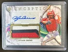 2025 Topps Inception Dylan Crews Auto Patches Patch Rookie RC #/45 Nationals